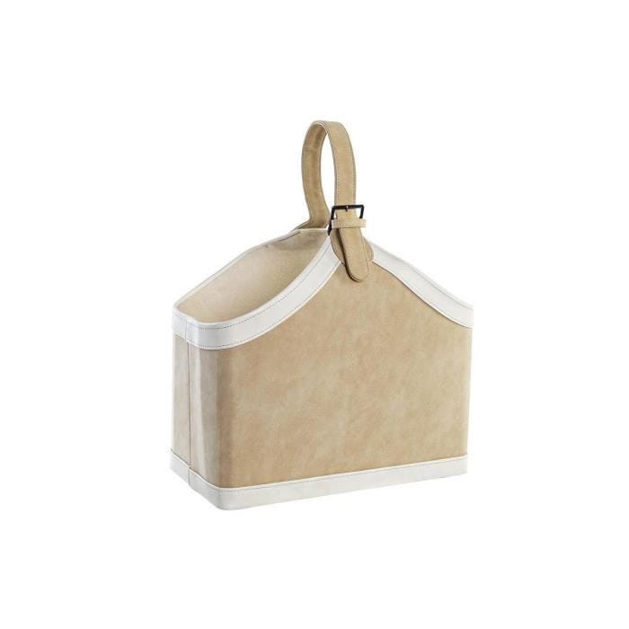 porte-revues camel crème polyuréthane (40 x 19 x 50 cm)