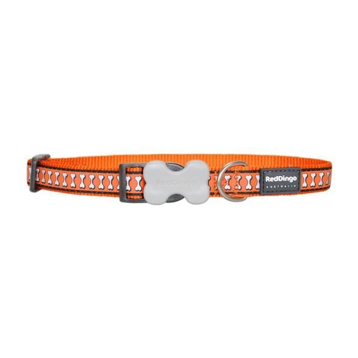 Red Dingo - Collier réfléchissant pour chien - Orange Unique