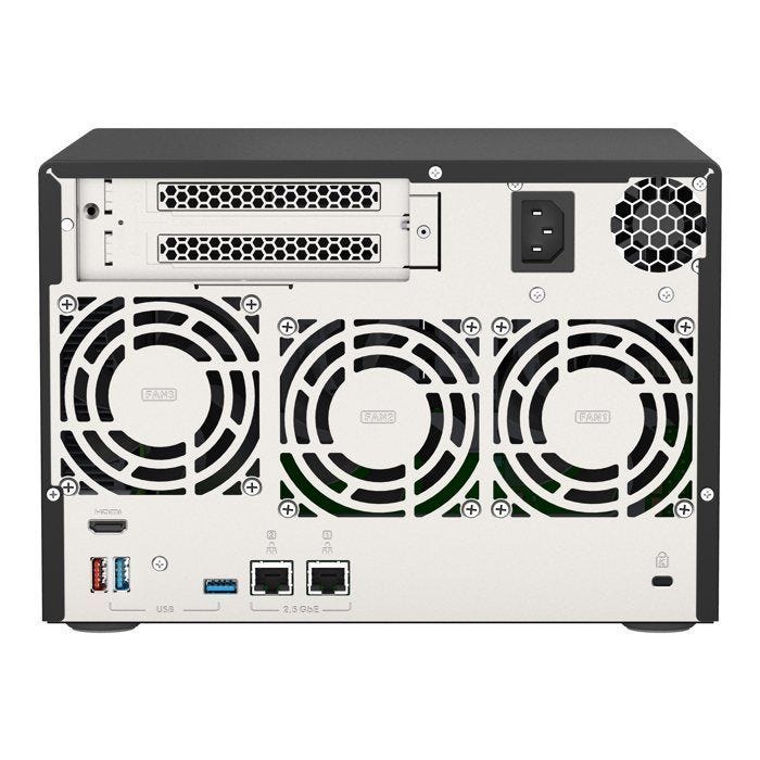 Serveur de stockage - QNAP - TVS-675-8G - 6 baies - 8 coeurs - 2.5 GbE