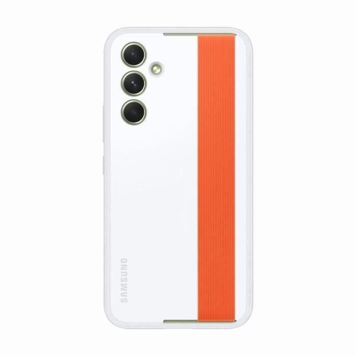 SAMSUNG Coque renforcée avec lanière Galaxy A54 5G Blanc