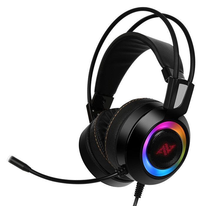 Casque de Jeu - ABKONCORE - CH60 REAL 7.1 - Filaire - Sur-oreille - Micro intégré