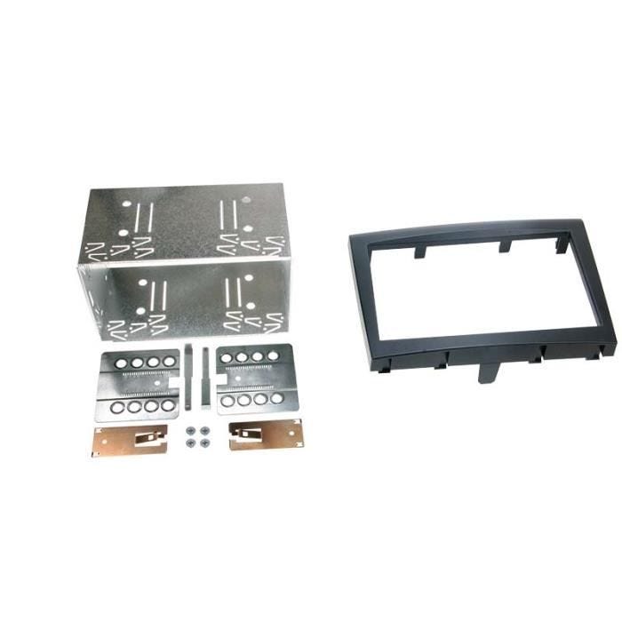 Adaptateur de façade 2-DIN - ACV - Porsche 911 / Boxster / Cayman - Noir - Installation audio - Universel non