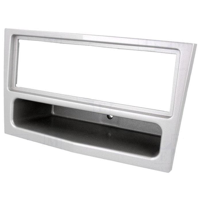 Facade autoradio 1DIN - OPEL - Astra H/Twin Top - Beige - Vide-poche - Intégration parfaite