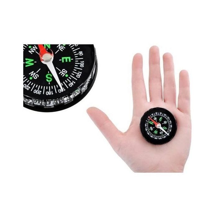 Boussole - MAVURA - Mini Boussole de Poche - Légère - Universelle - Idéale pour Randonnée