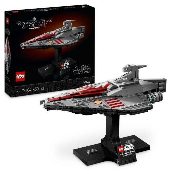 LEGO Star Wars 75404 Le transport d’assaut de classe Acclamator - Maquette pour adulte