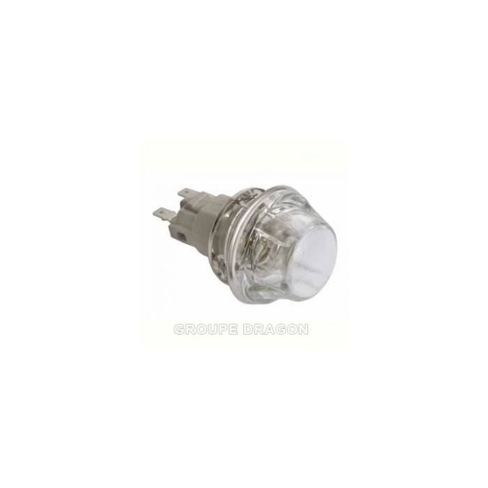 Kit d'accessoires pour four WHIRLPOOL - Ensemble hublot + douille + lampe 25W - Pièce d'origine constructeur