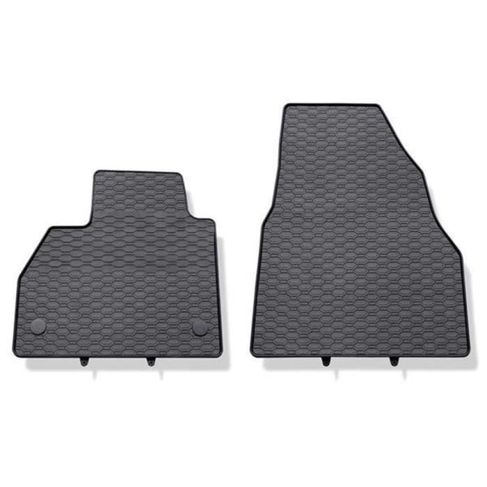 Tapis de Sol Caoutchouc GEYER & HOSAJA pour MERCEDES CITAN 2 pz 2012- - RENAULT KANGOO III 2 pz 2008- sur mesure Noir