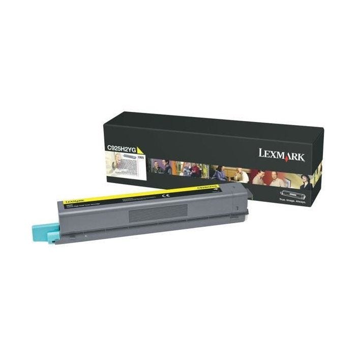Cartouche de toner LEXMARK C925 jaune à rendement élevé - 7500 pages