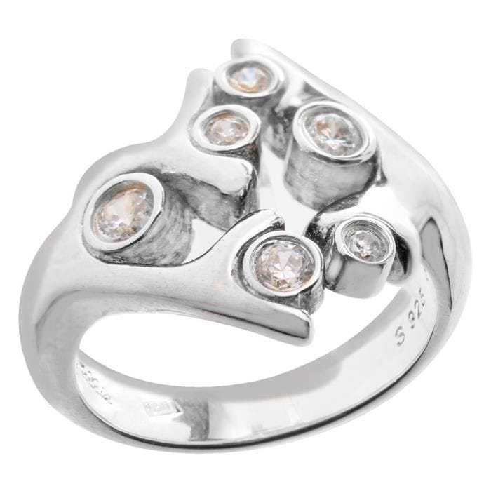 Folli Follie 3R9S170C-54 Bague femme (taille 14) (Référence : S0357212), Pierre, Pas de gemme