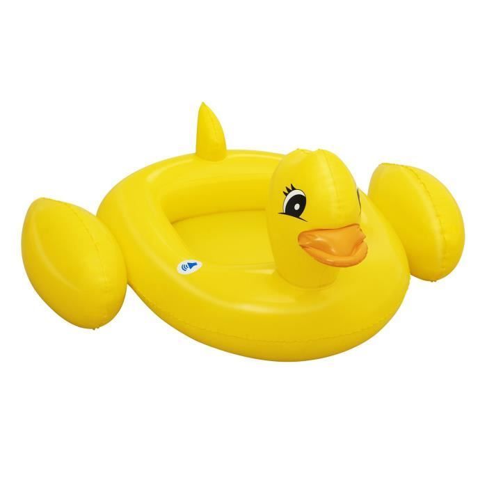 Bateau Gonflable pour Enfants Canard Jaune Bestway 111x98x51 cm Sonorité à partir de 3 Ans