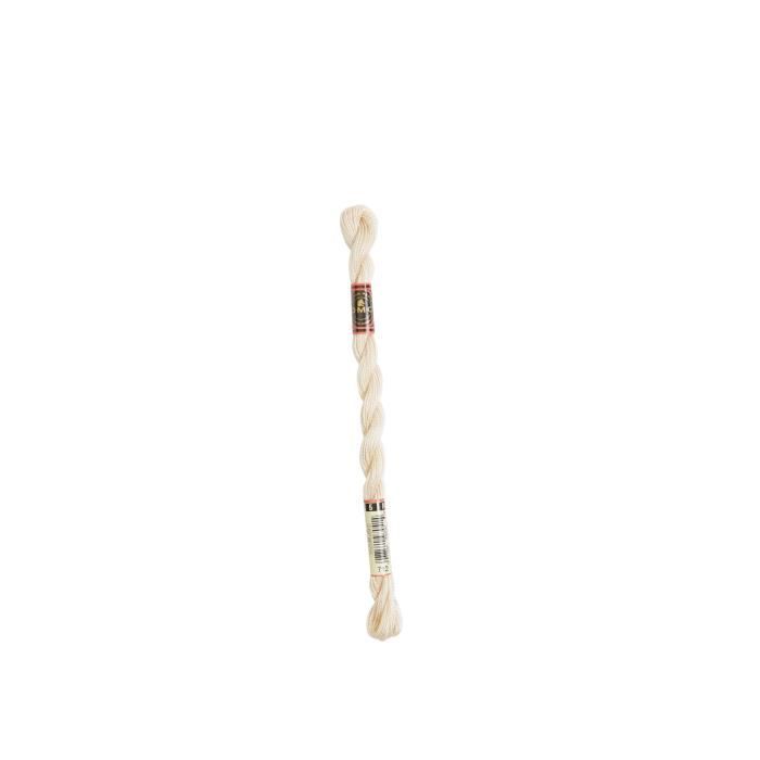 Fil - DMC - Coton Perlé Médium N5 - Couleur 712 - 100% coton - 15 mètres