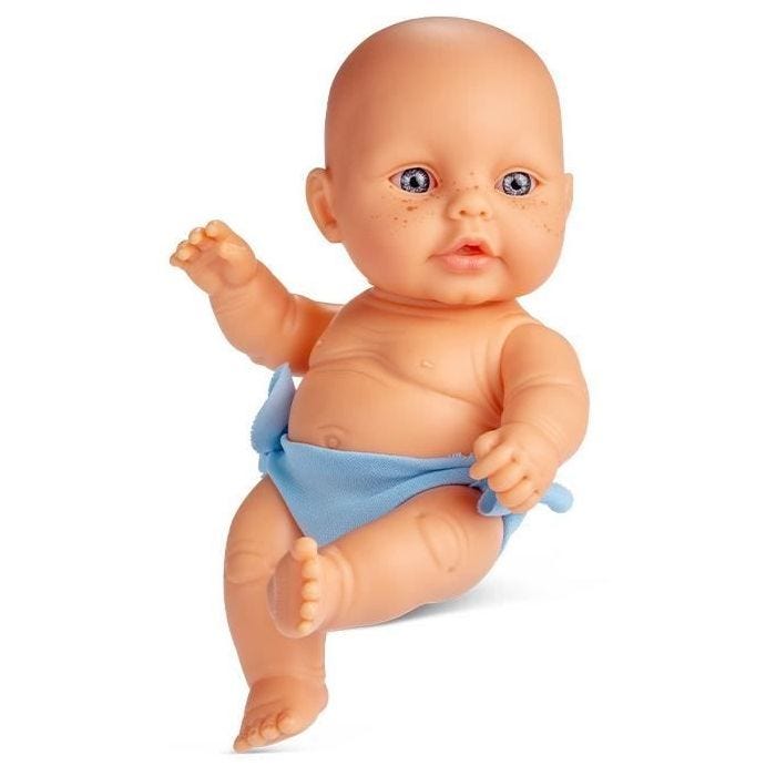 Poupée Nouveau-né Berjuan - Vinyle/Textile Bleu - 20 cm - Pour Enfant Fille de 4 à 8 ans