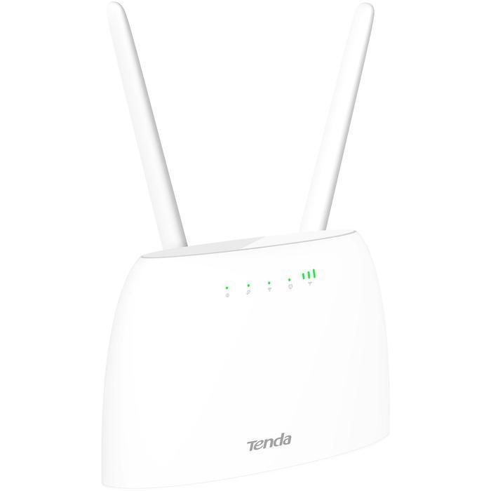 TENDA Routeur 4g 300Mbps, port carte sim, Ports Ethernet, Service vocale, 4G+ LTE , VoLTE, routeur WiFi configuration facile. 4G06