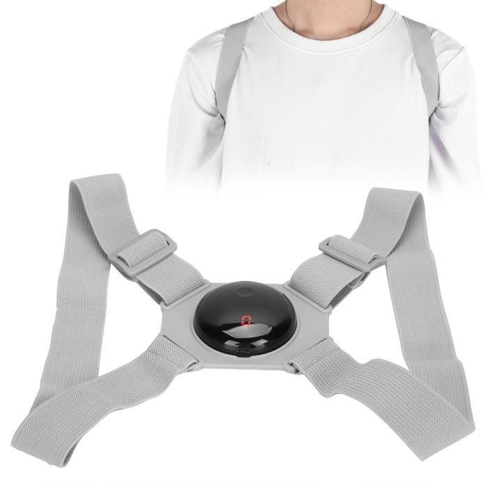 Ceinture de correction de position Correcteur de Posture du Dos à Vibrations Écran LCD Ceinture de Correction de Posture-GUA