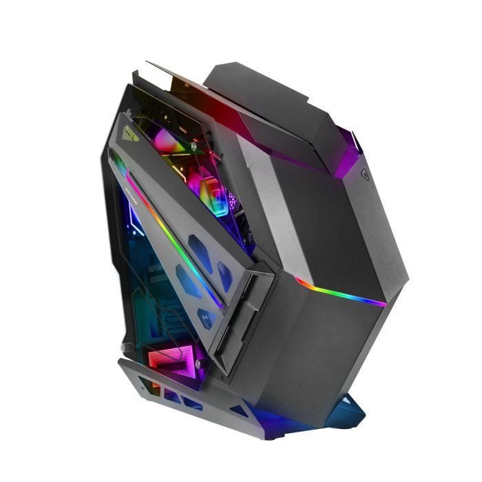 Boîtier Gaming RGB XXL ATX - MARS GAMING - MC-Titan - Éclairage ARGB - Hub d'Éclairage - Télécommande