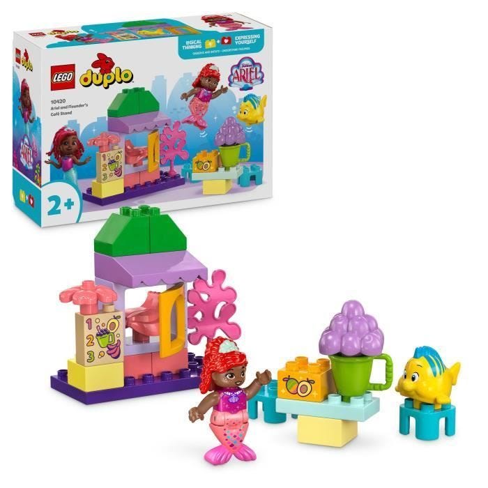 LEGO® DUPLO | Disney 10420 Le stand de café d’Ariel et de Polochon - Set La Petite Sirène