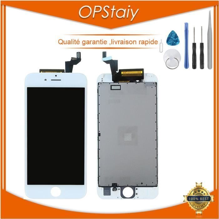 Ecran Vitre pour Iphone 6S 4.7" Tactile LCD + kit outils Blanc