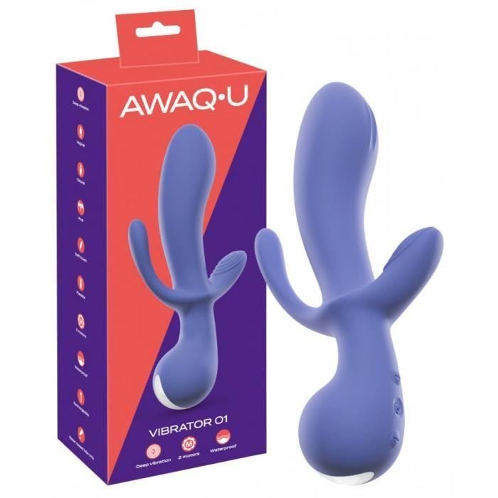 Vibromasseur Rechargeable AWAQ.U 01 - mixte / adulte Mauve