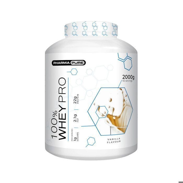 Whey concentrée Pharmapure - 100% Whey Pro - Vanilla 2000g