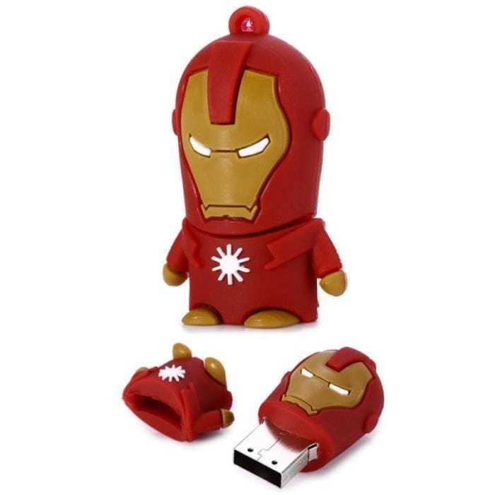 Cle Usb Flash Drive Iron Man 32 GO Pour Smartphone Android Tablette