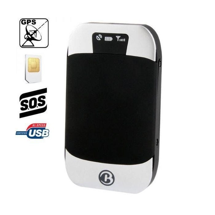 Traceur GPS antivol YONIS pour voiture et camping-car avec fonction SOS et alarme