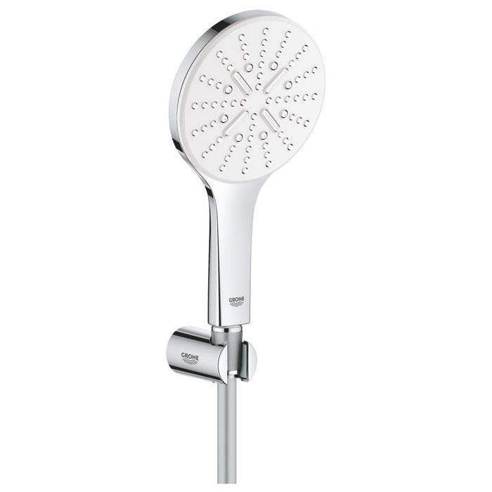 Set de douche - GROHE - SmartActive Rainverhower 130 - Blanc - Inox - Contemporain