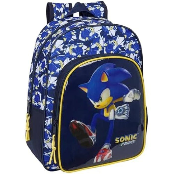 Sac à dos scolaire - SAFTA - SONIC CITY - Confortable - Résistant - 26 x 11 x 34 cm