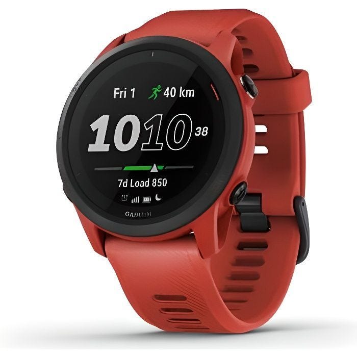 GARMIN FORERUNNER 745 Montre GPS multisports couleur ROUGE article 010-02445-12