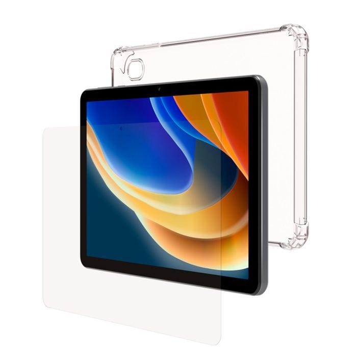 Protection Pack - SPC - Gravity 4 - Coque Transparente - Verre Trempé - Coins Renforcés