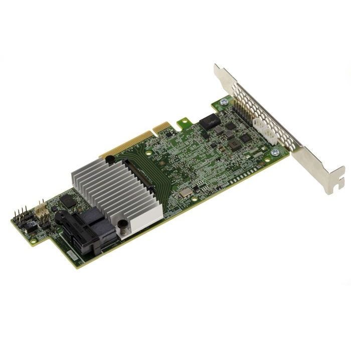 Carte PCIe 3.0 SAS 12GB 8 Ports internes avec Cache 1GB DDR3 et Raid 0 1 5 6 10 50 60. Modèle LSI 9361-8i