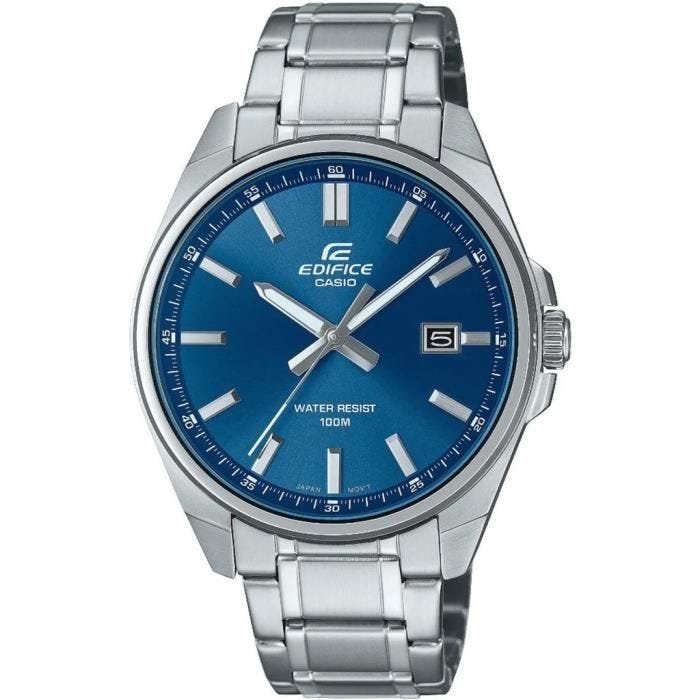 Montre Casio - Hommes - EFV-150D-2AVUEF - Argent Acier inoxydable - 42mm - Bleu - 10 bar