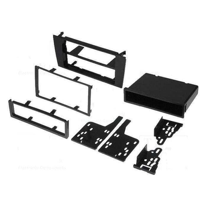 Kit d'intégration autoradio - GENERIQUE - Audi A4 - Couleur Noir - Non Universel - Voiture