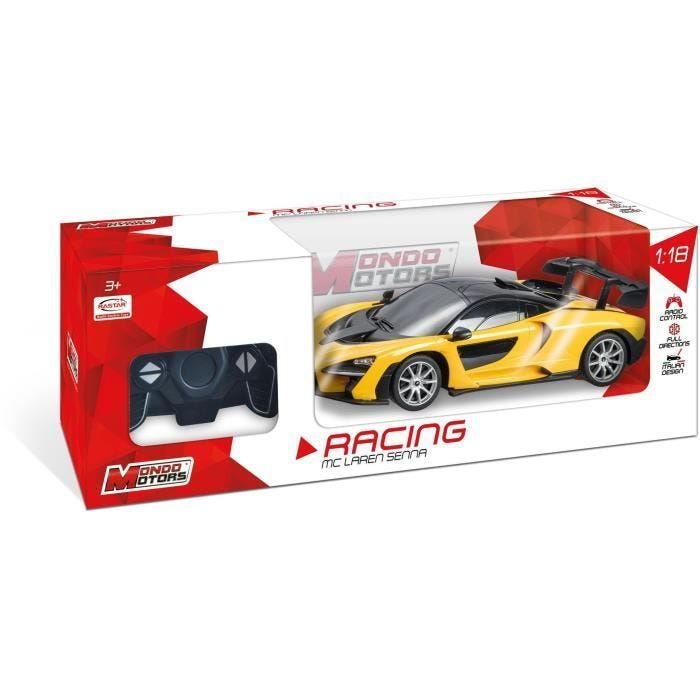 Véhicule radiocommandé McLaren Senna échelle 1:18ème avec effets lumineux - Mondo Motors