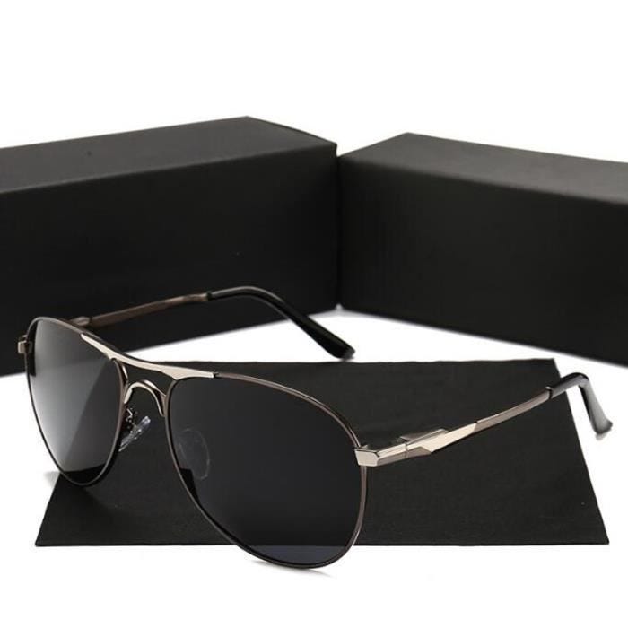 Lunettes De Soleil Hommes Ado Lunettes De Pilote Anti UV Lunettes De Conduite Sport Voiture Pêche Randonnée