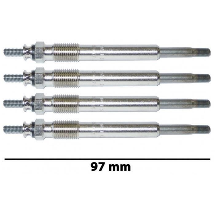 Lot 4 bougies de préchauffage Citroen Fiat Peugeot