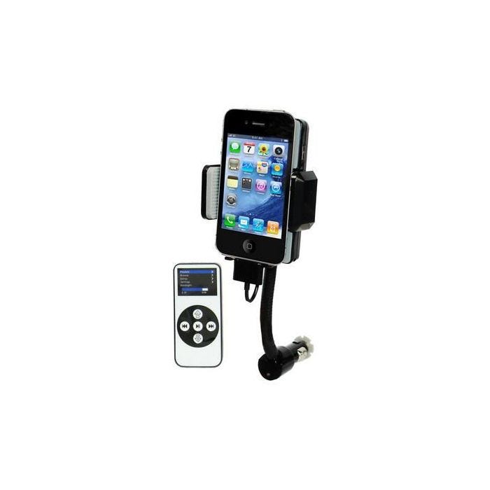 Transmetteur Fm Support Kit Mains Libres Iphone 3Gs 4 4S Ipod Touch Telecommande Plastique YONIS