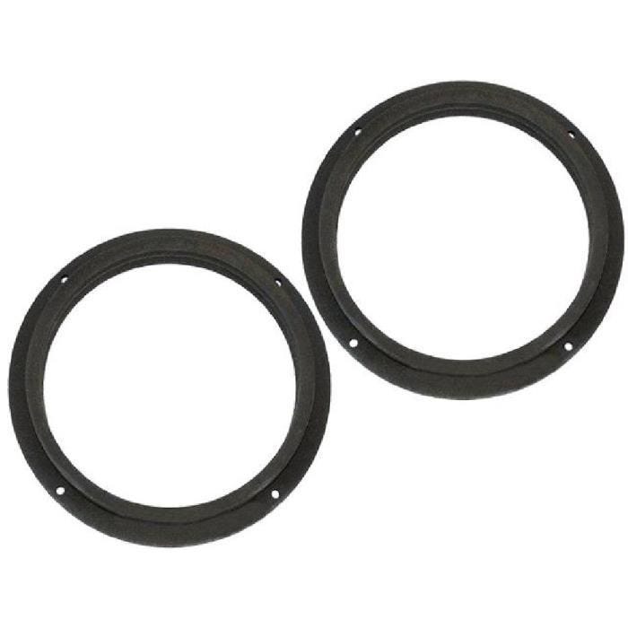 Entretoises Haut-Parleur - MDF - Audi A4 - 200mm - Imprégnées - Noir