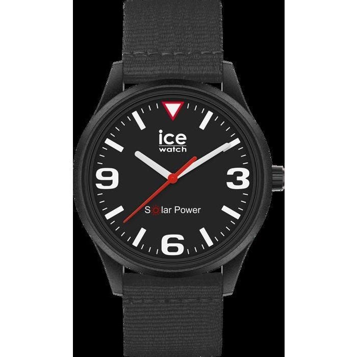 Montre Mixte ICE WATCH - Quartz Analogique - Bracelet Tissu Noir - 020058