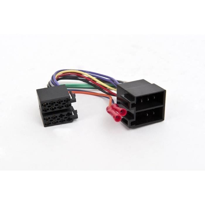 Faisceau Autoradio - PEUGEOT - 406 - Connecteur ISO - 1999-2001 - Noir