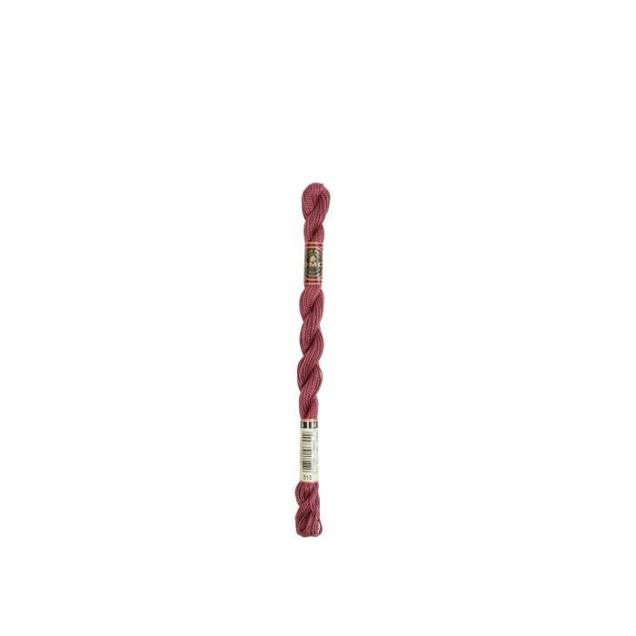 Fil DMC Coton Perlé Médium N5 Col. 315 Rose