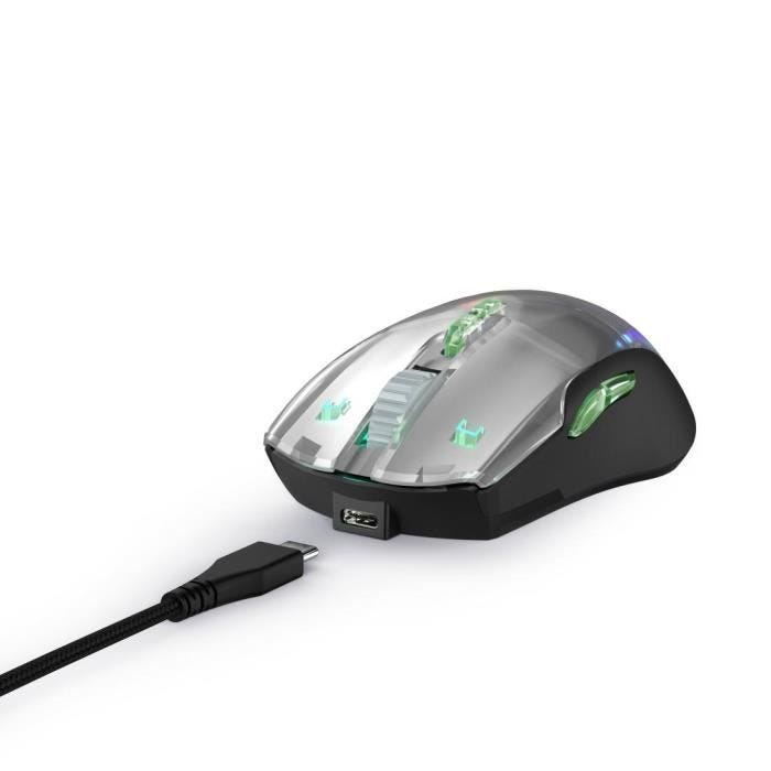 Souris - URAGE - Reaper 515 Illuminated - Commutateurs TTC-GOLDEN - Patins en PTFE - Câble uFlex amovible