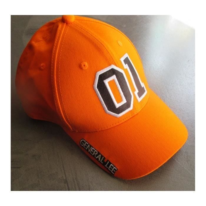 Casquette - Kult - 01 General Lee - Orange - Taille unique - Réglage velcro