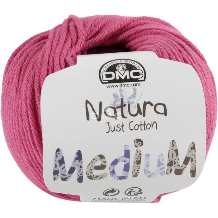Fil DMC Natura Medium - Rose Fuchsia - 50g