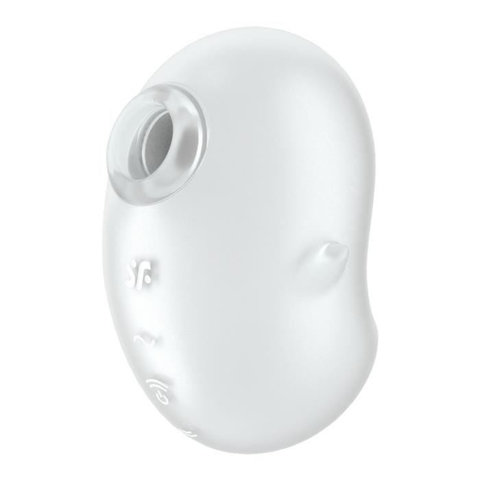 Vibromasseur à pression d'air Cutie Ghost - Blanc - Satisfyer