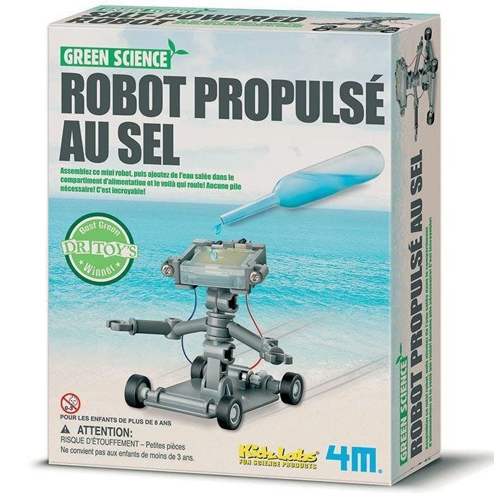 Kit de fabrication - 4M - Robot propulsé au sel - Gris - Mixte - Sciences et jeux