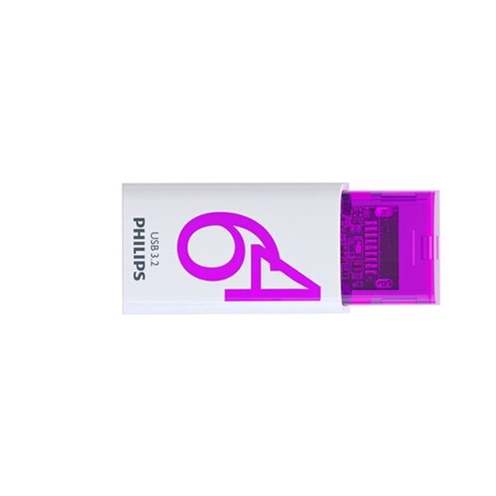 Clé USB - PHILIPS - Click Edition - 64 Go - USB-C - 120 Mo/s