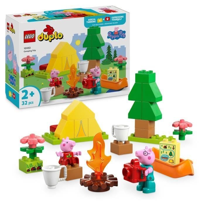 LEGO DUPLO Peppa Pig 10452 Les Vacances au Camping - Jeu de construction dès 2 ans