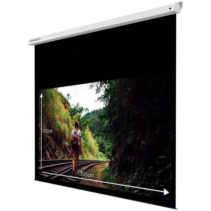 Ecran de projection motorisé - LUMENE - EMBASSY HD 300C - 16:9 - Noir - Compatible KVM