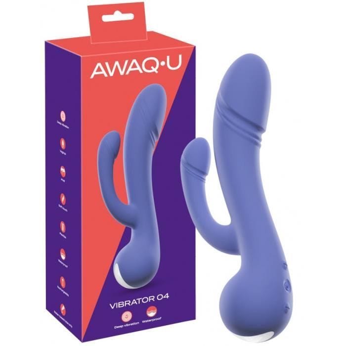 Vibromasseur Rechargeable AWAQ.U 04 - mixte / adulte Mauve