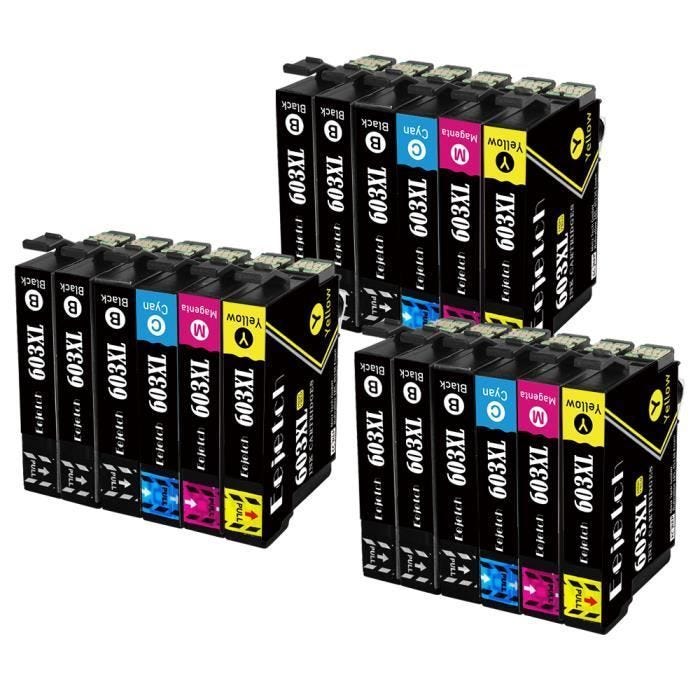 Cartouche epson 603 XL compatible imprimante Epson Expression Home XP-2100 XP-2105 WorkForce WF-2810 WF-2830 WF-2835